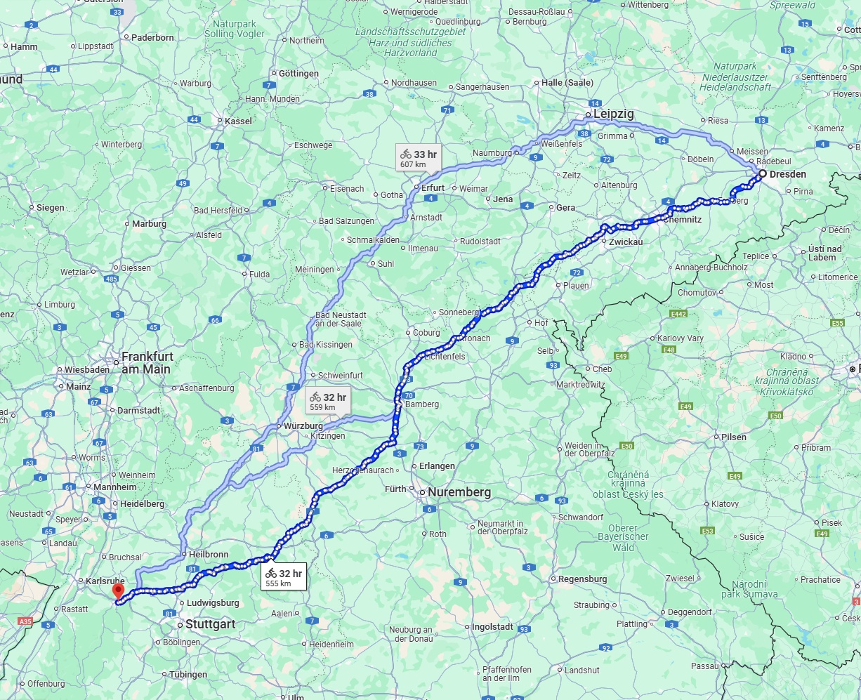 Anreise von Dresden Zu Pforzheim Über 