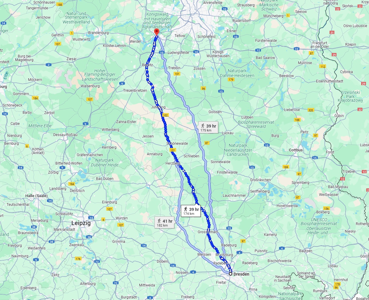 Anreise von Dresden Zu Potsdam Über 