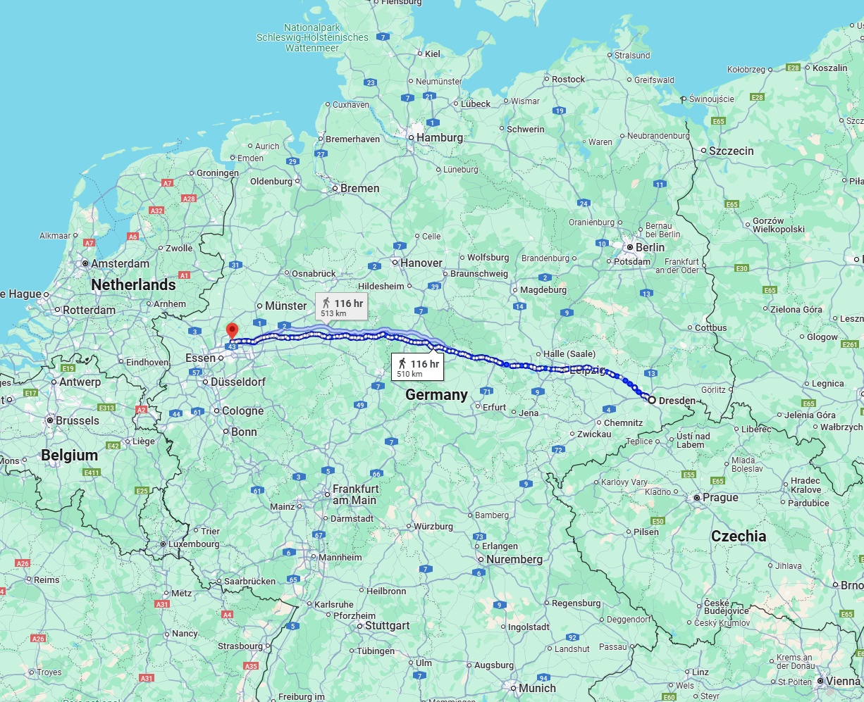 Anreise von Dresden Zu Recklinghausen Über 