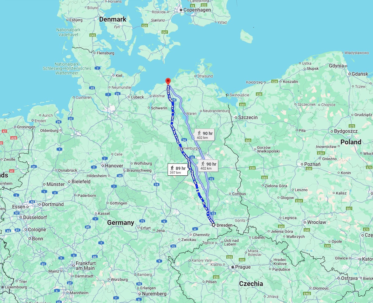 Anreise von Dresden Zu Rostock Über 