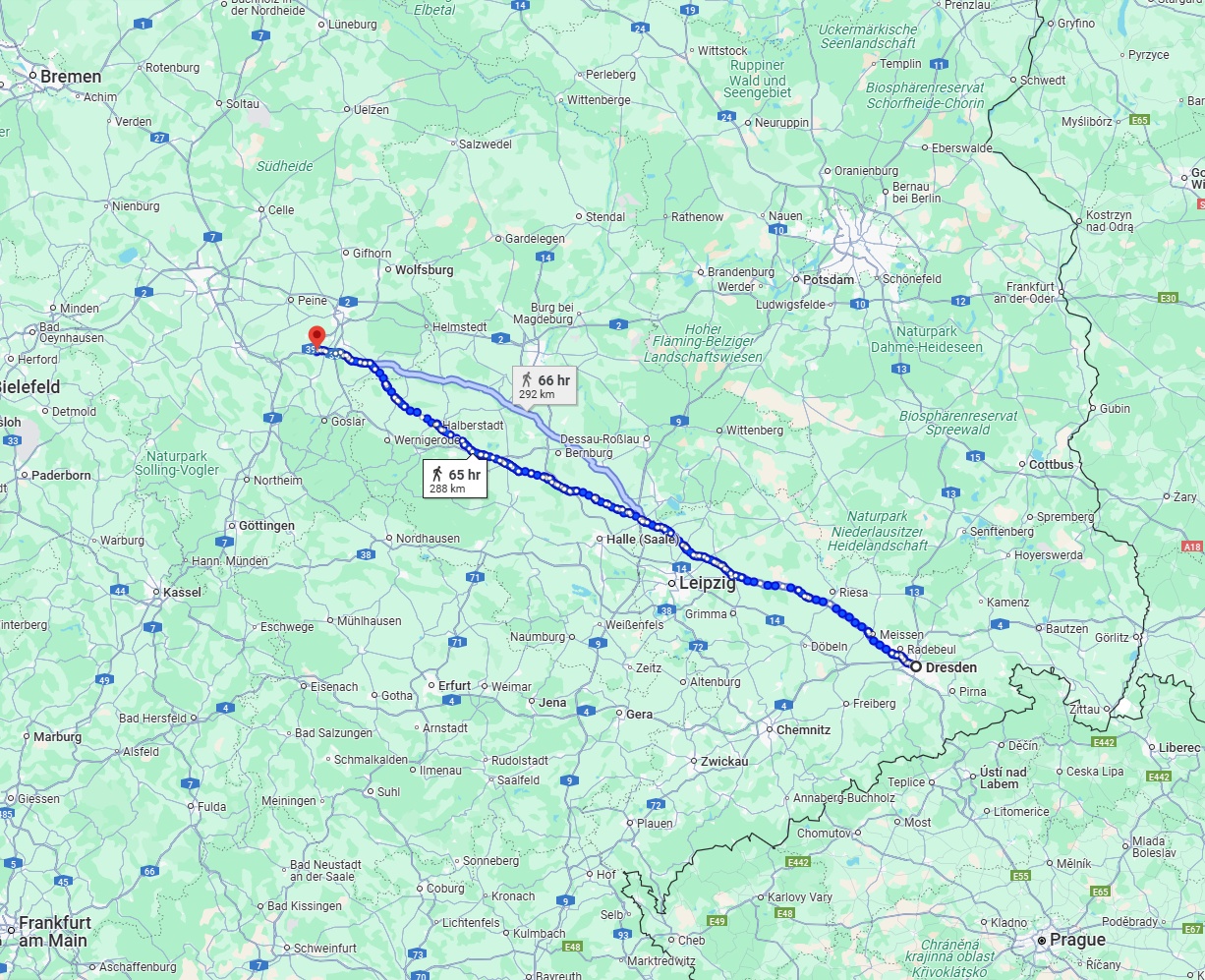 Anreise von Dresden Zu Salzgitter Über 