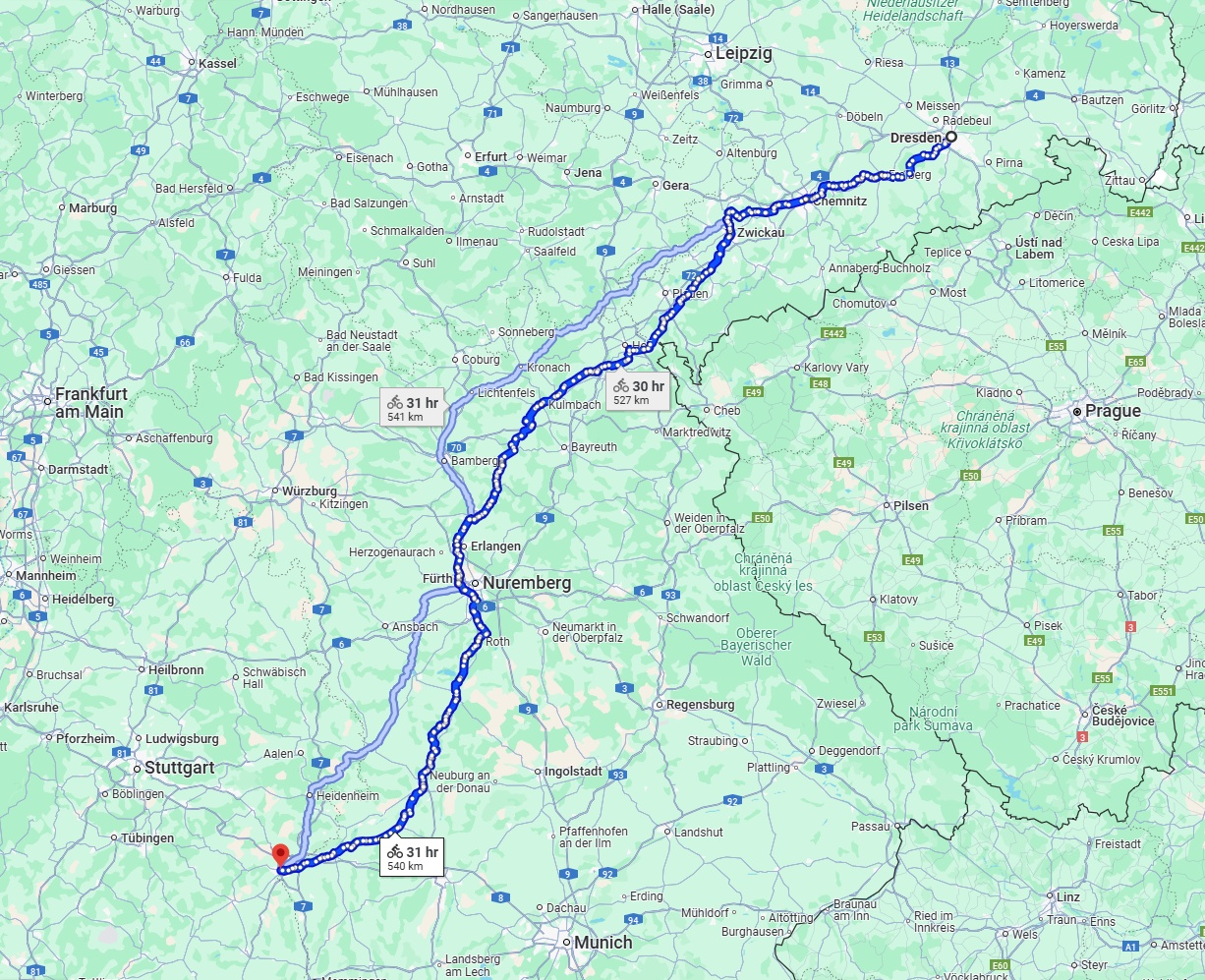 Anreise von Dresden Zu Ulm Über 