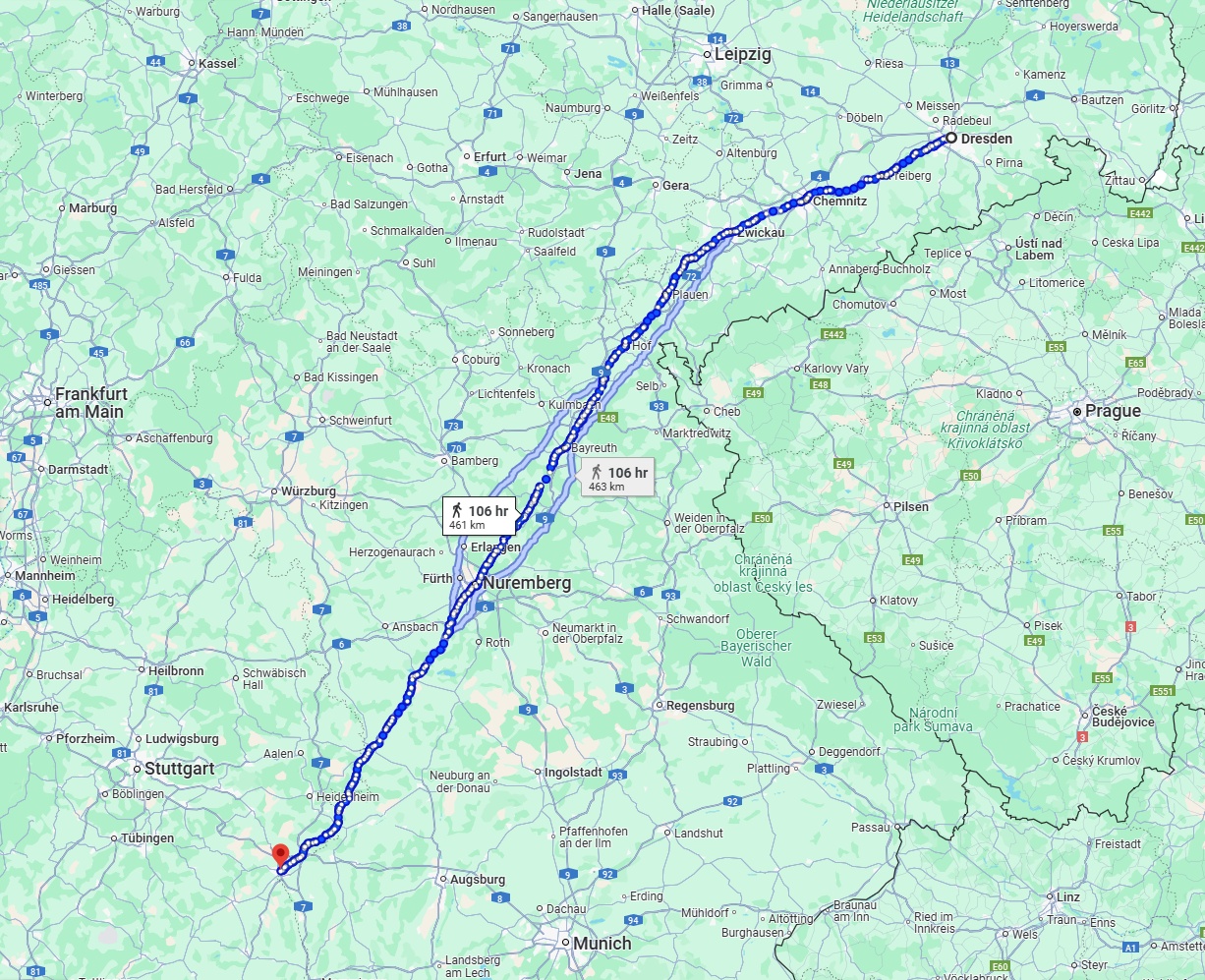 Anreise von Dresden Zu Ulm Über 