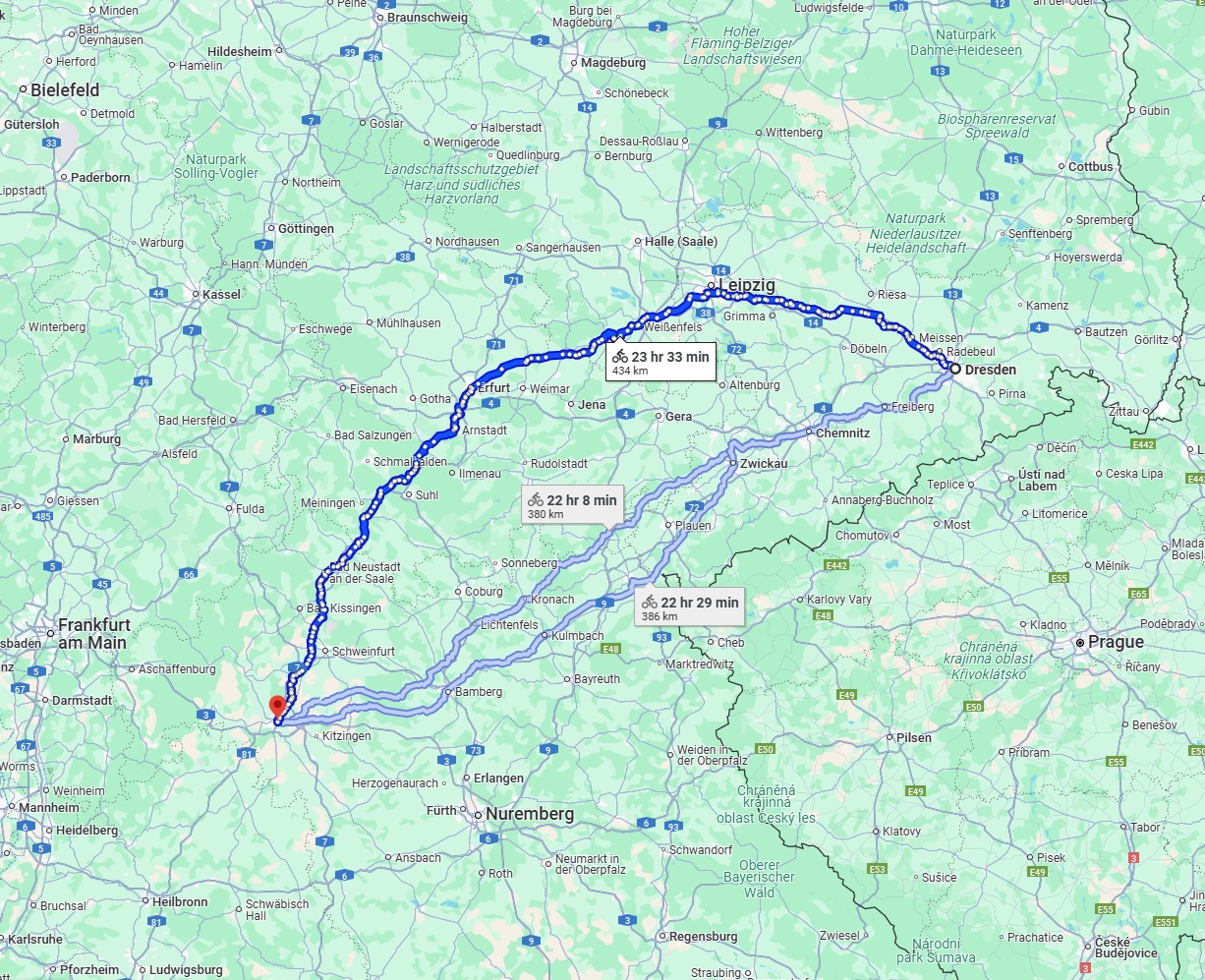 Anreise von Dresden Zu Würzburg Über 