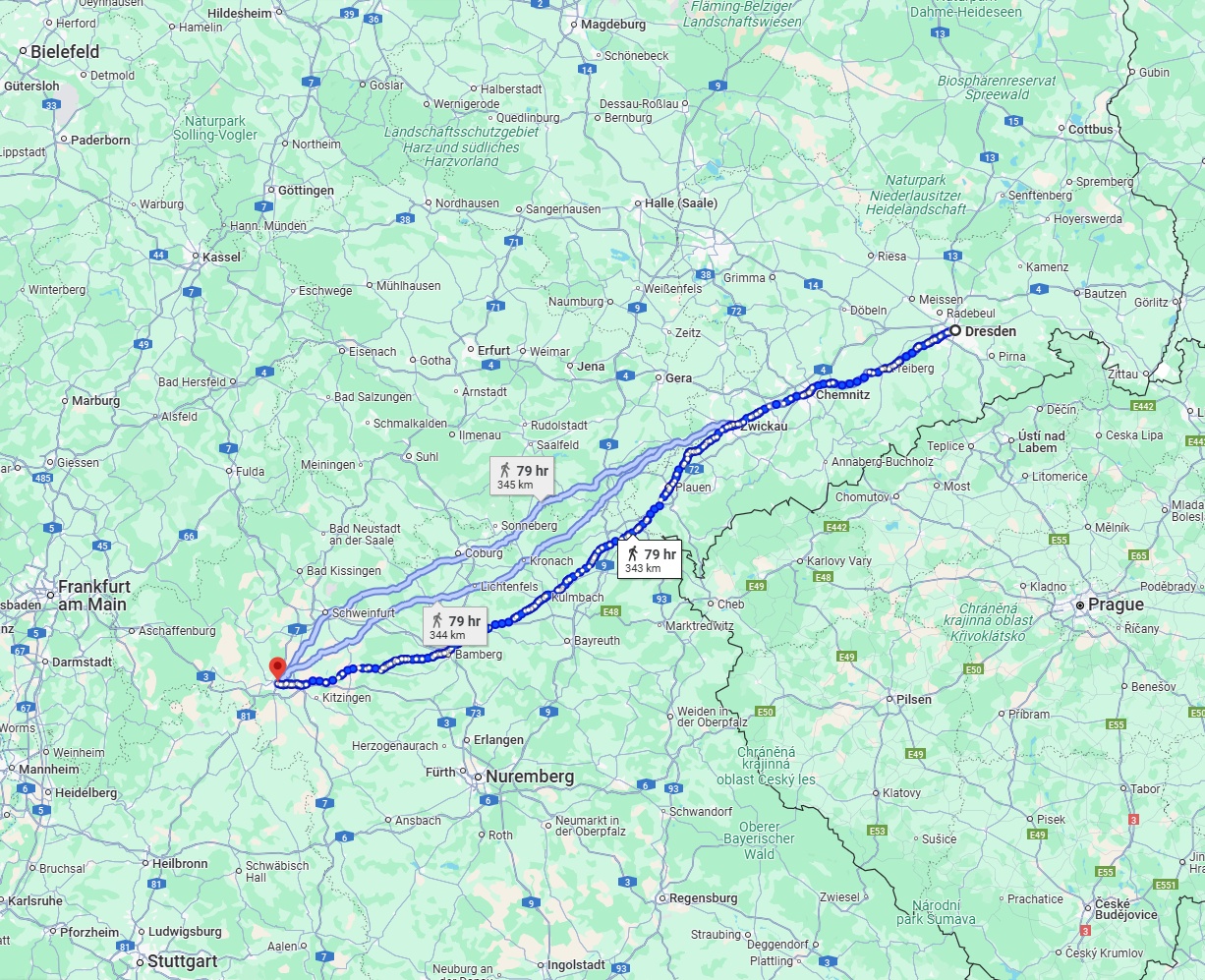 Anreise von Dresden Zu Würzburg Über 