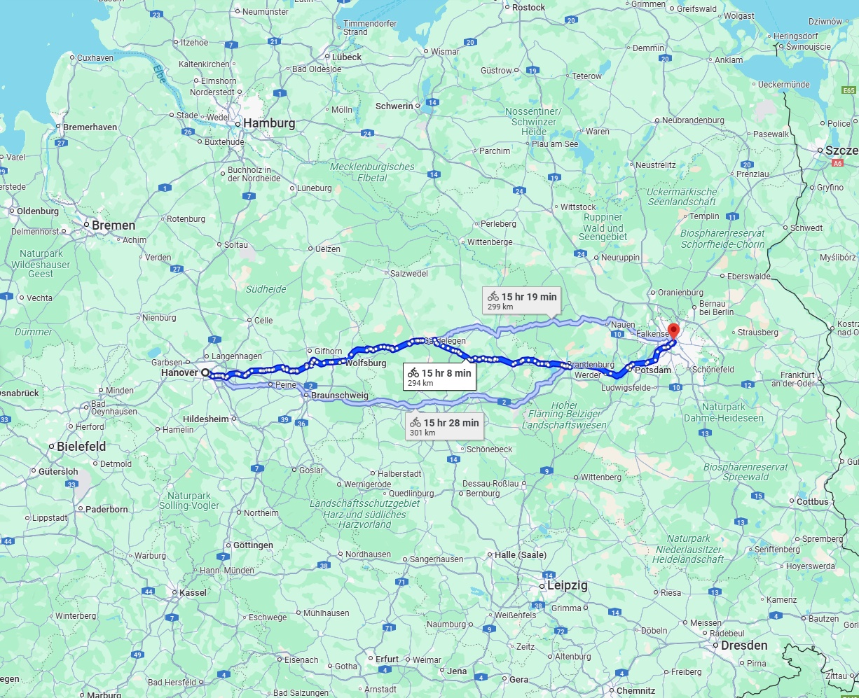 Anreise von Hannover Zu Berlin Über 