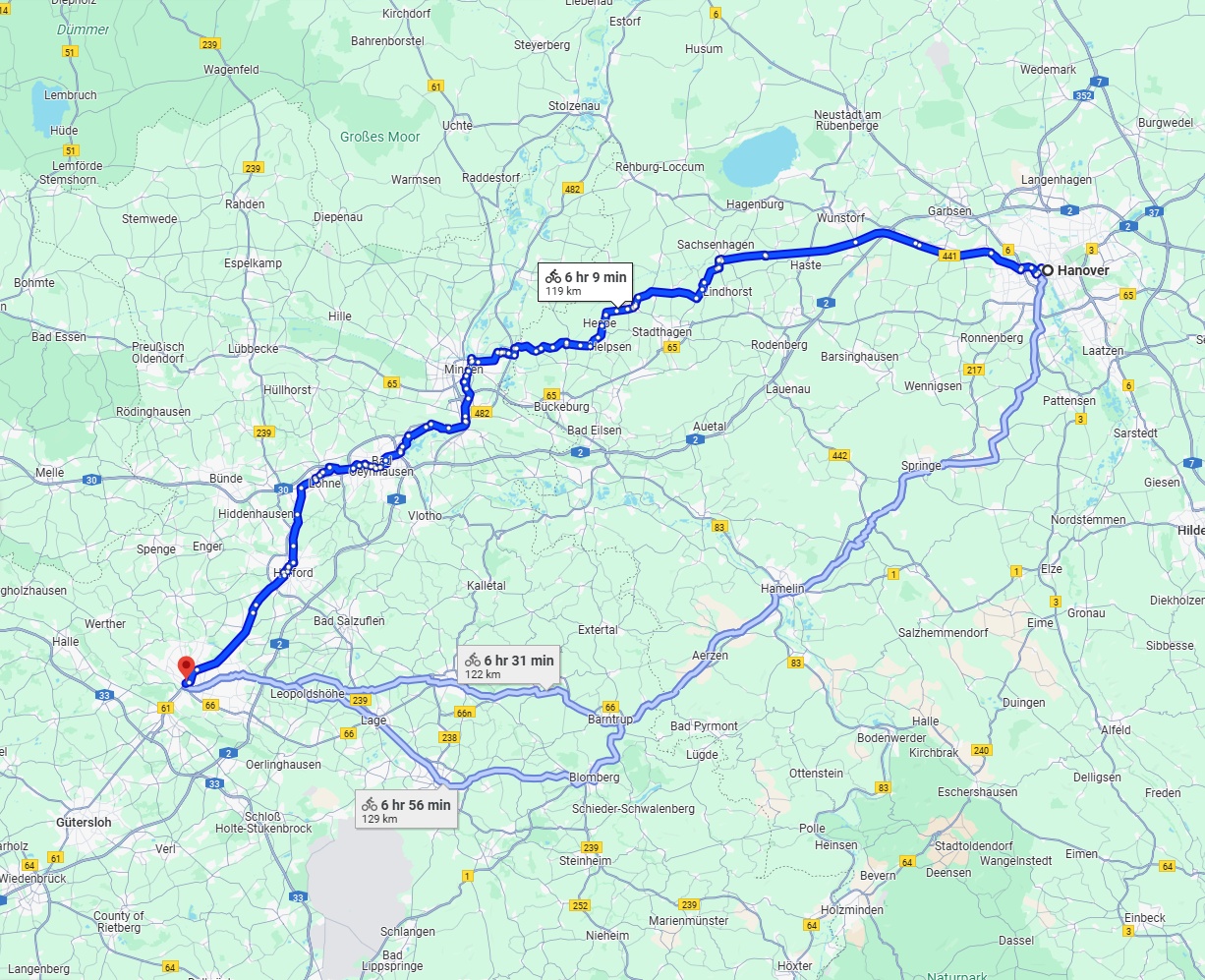 Anreise von Hannover Zu Bielefeld Über 