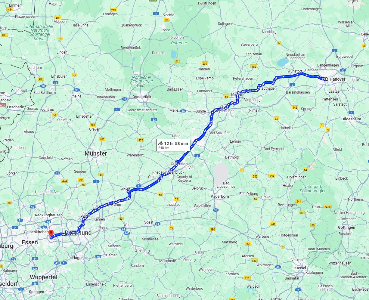 Anreise von Hannover Zu Bochum Über 