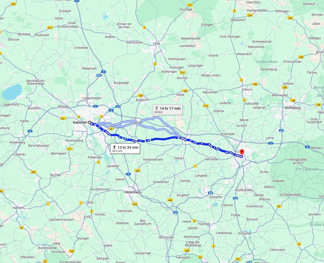Anreise von Hannover Zu Braunschweig Über 
