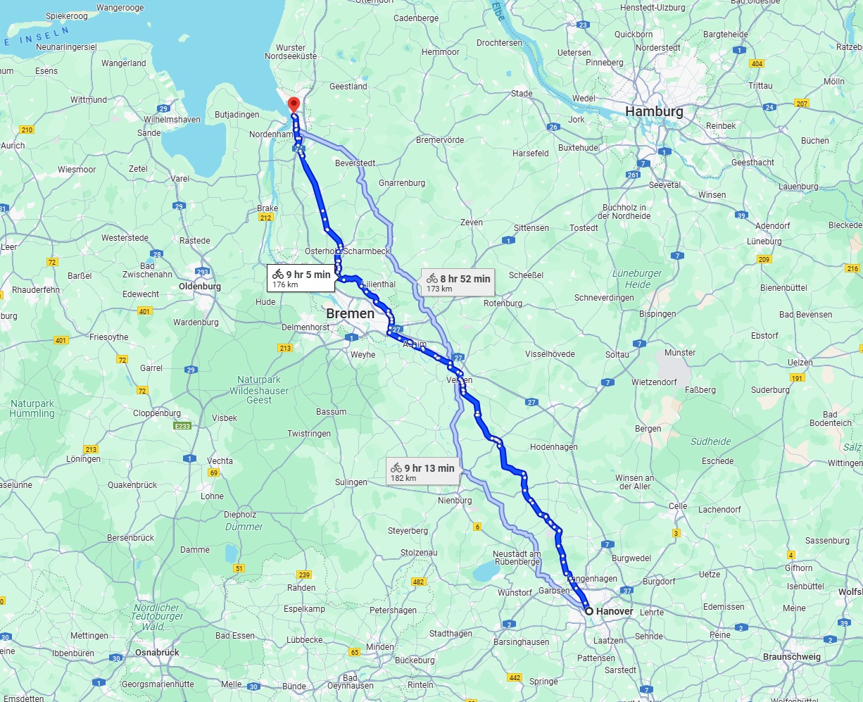 Anreise von Hannover Zu Bremerhaven Über 