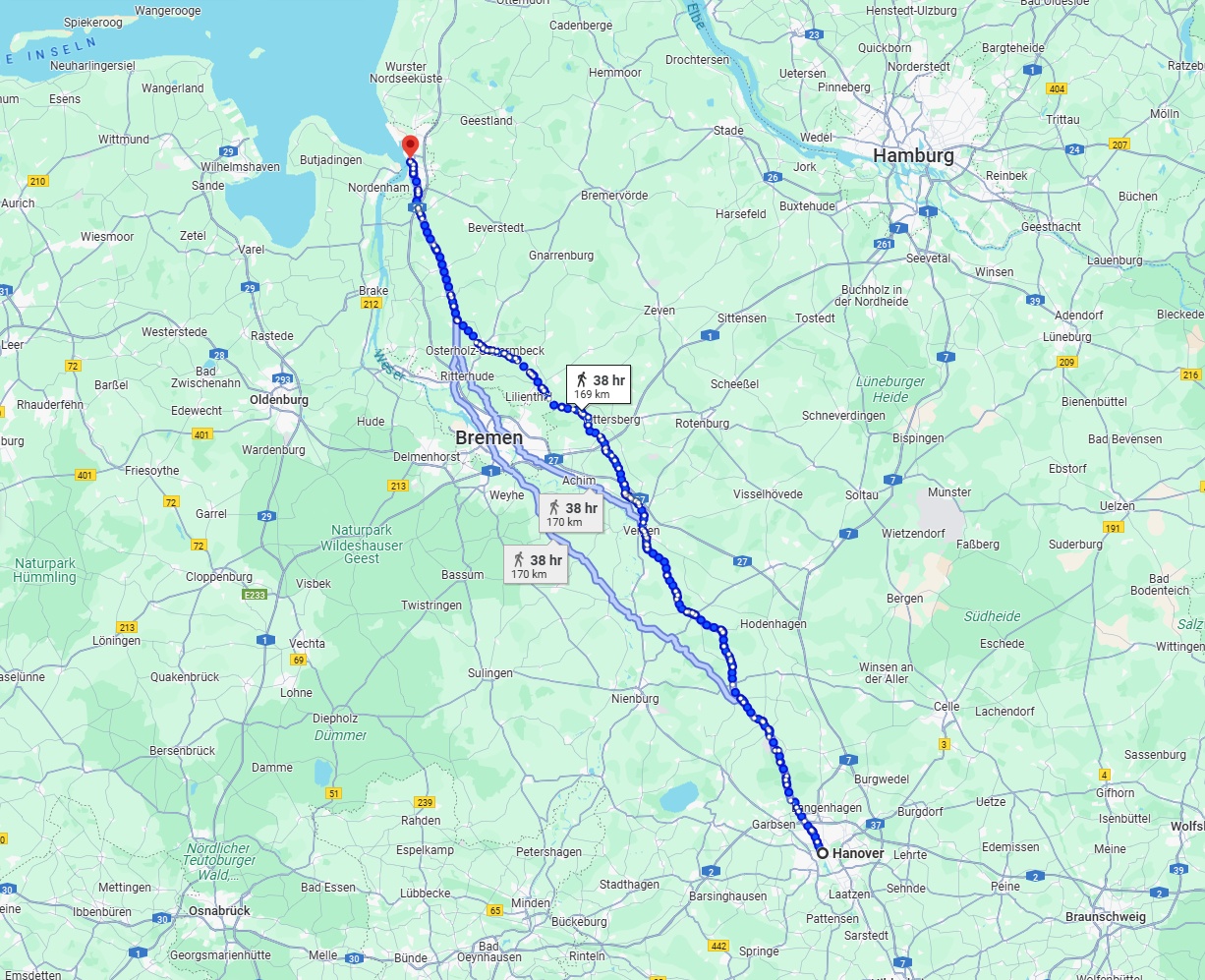 Anreise von Hannover Zu Bremerhaven Über 