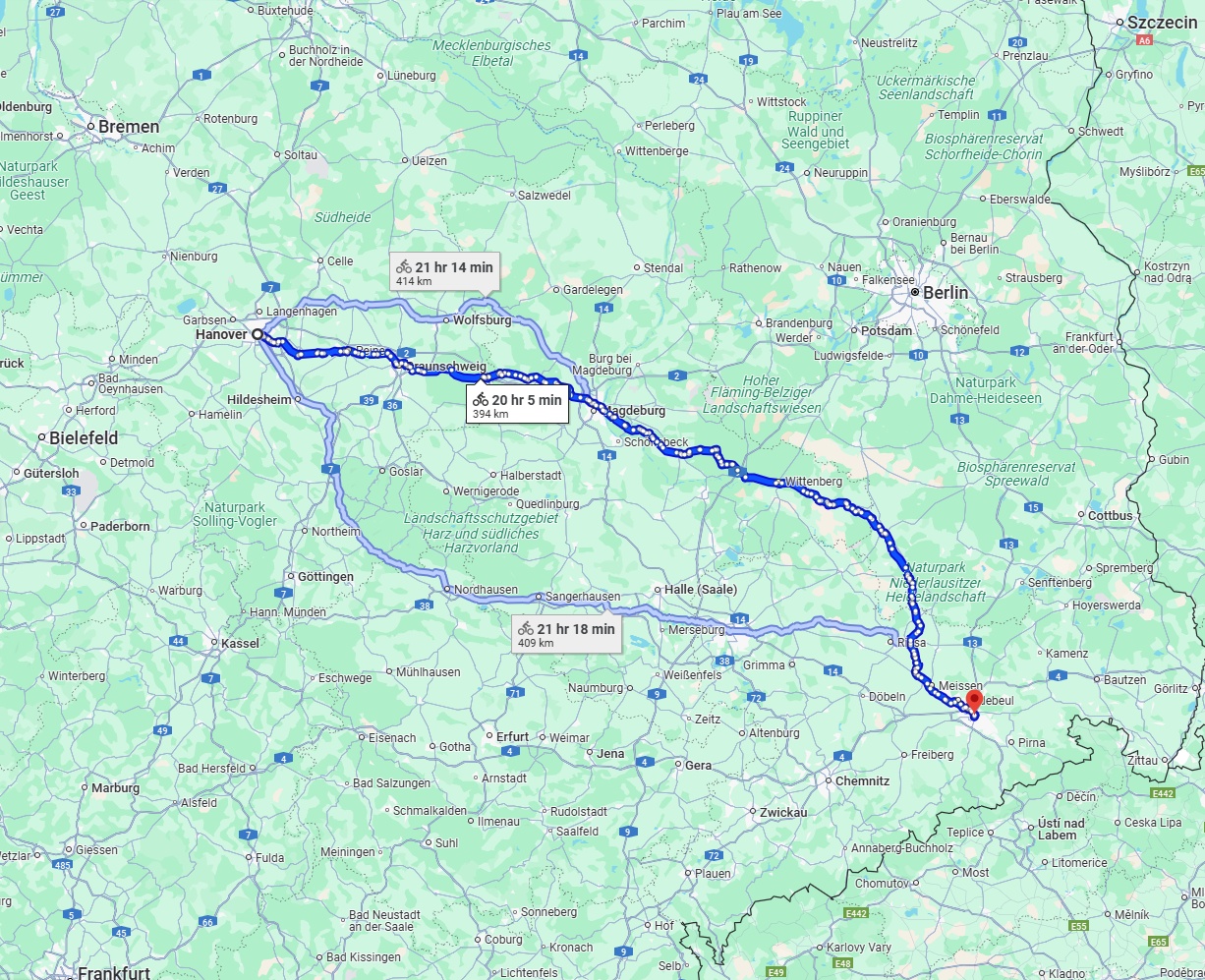 Anreise von Hannover Zu Dresden Über 