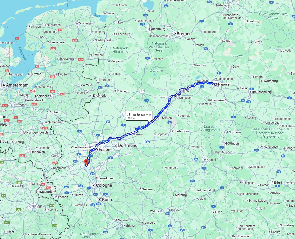 Anreise von Hannover Zu Düsseldorf Über 