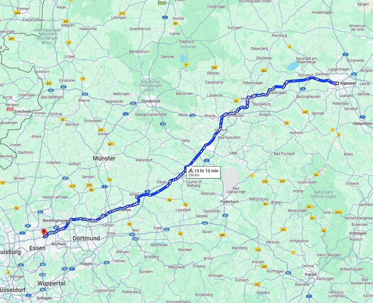 Anreise von Hannover Zu Gelsenkirchen Über 