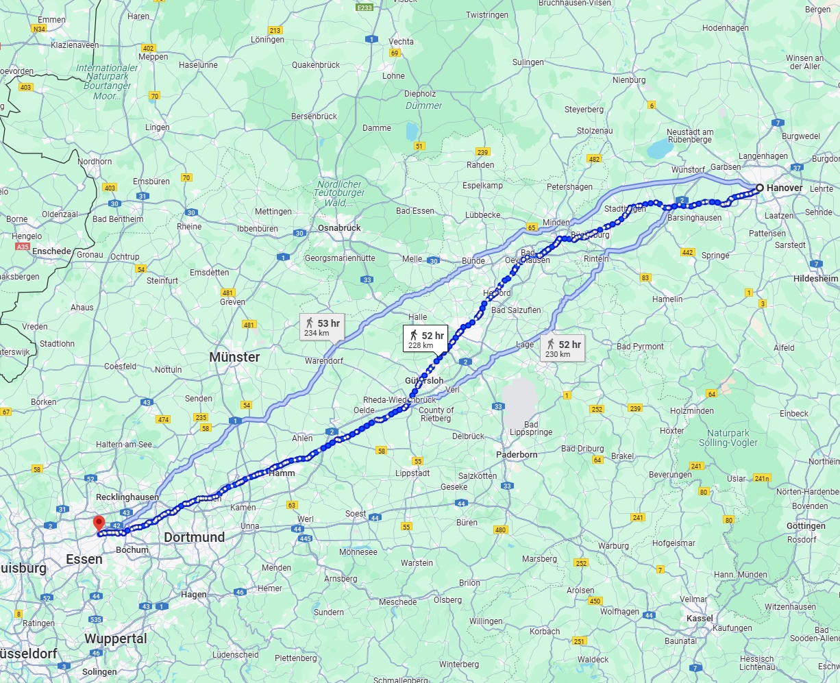 Anreise von Hannover Zu Gelsenkirchen Über 