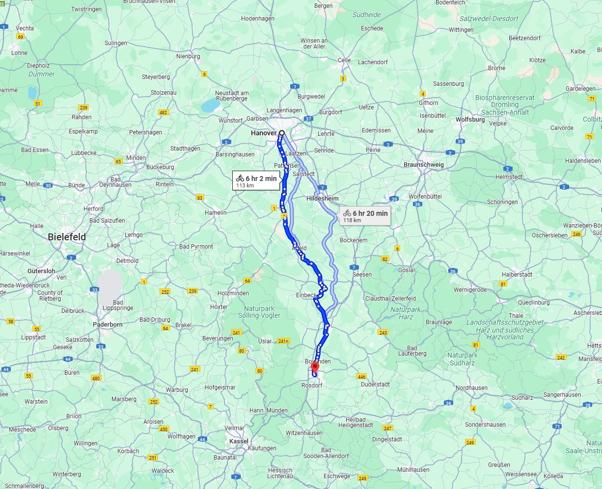 Anreise von Hannover Zu Göttingen Über 