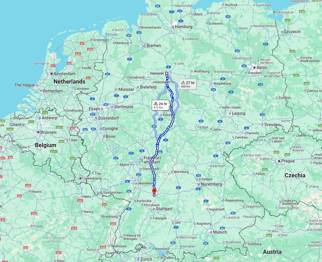 Anreise von Hannover Zu Heilbronn Über 
