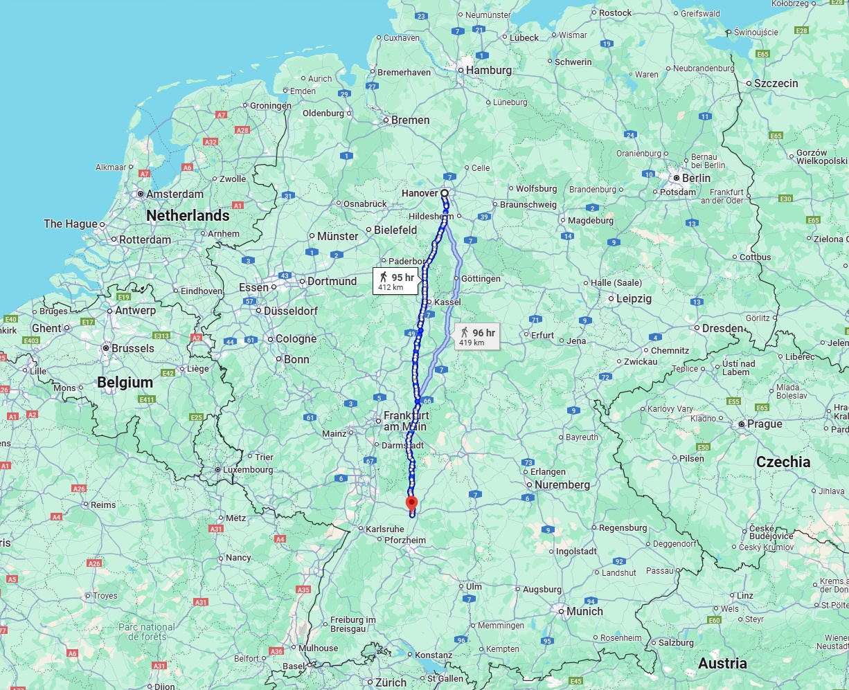 Anreise von Hannover Zu Heilbronn Über 