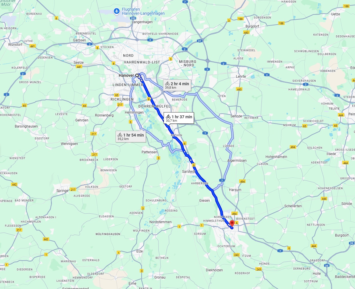Anreise von Hannover Zu Hildesheim Über 