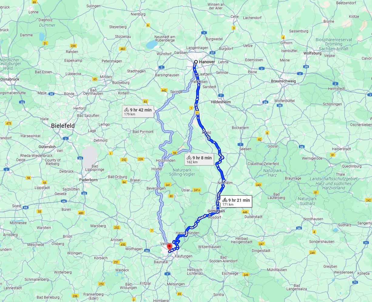 Anreise von Hannover Zu Kassel Über 