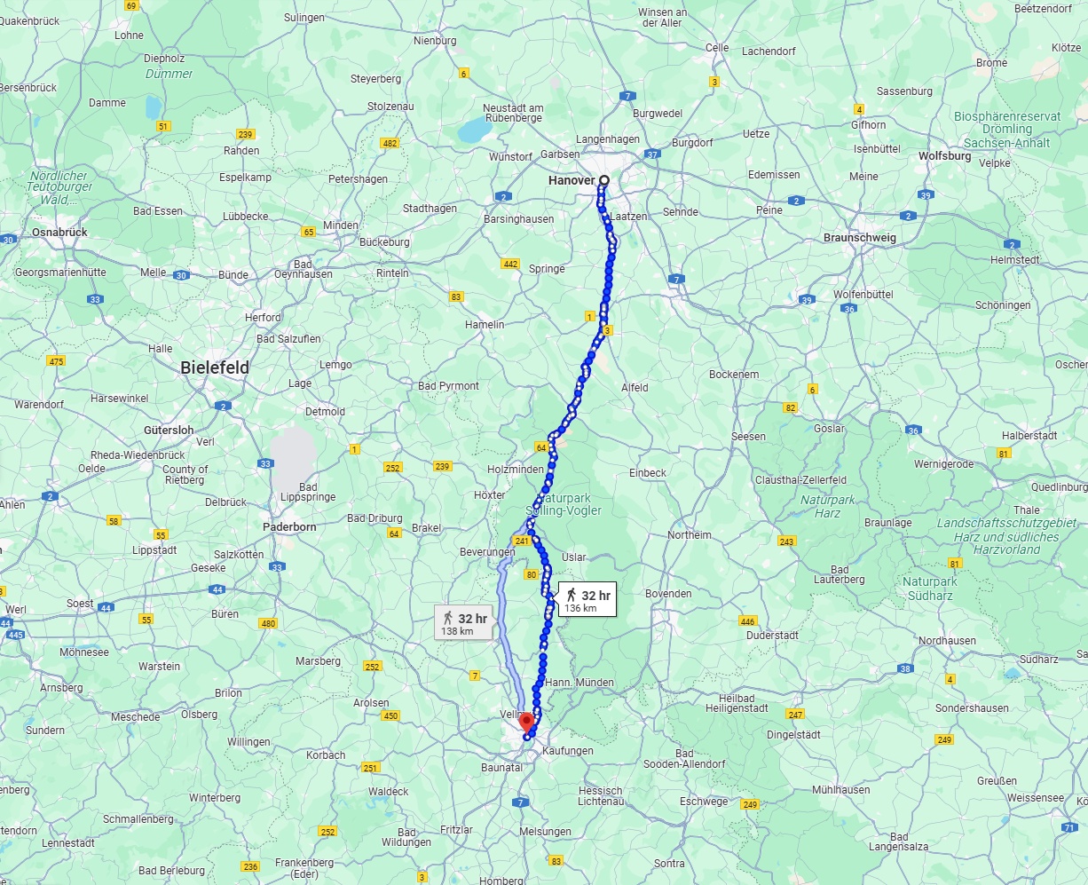 Anreise von Hannover Zu Kassel Über 