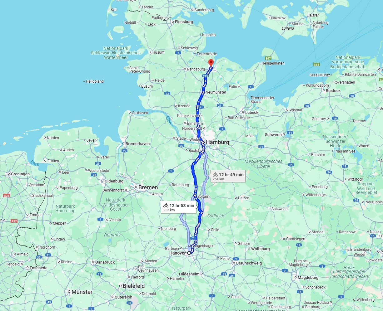 Anreise von Hannover Zu Kiel Über 