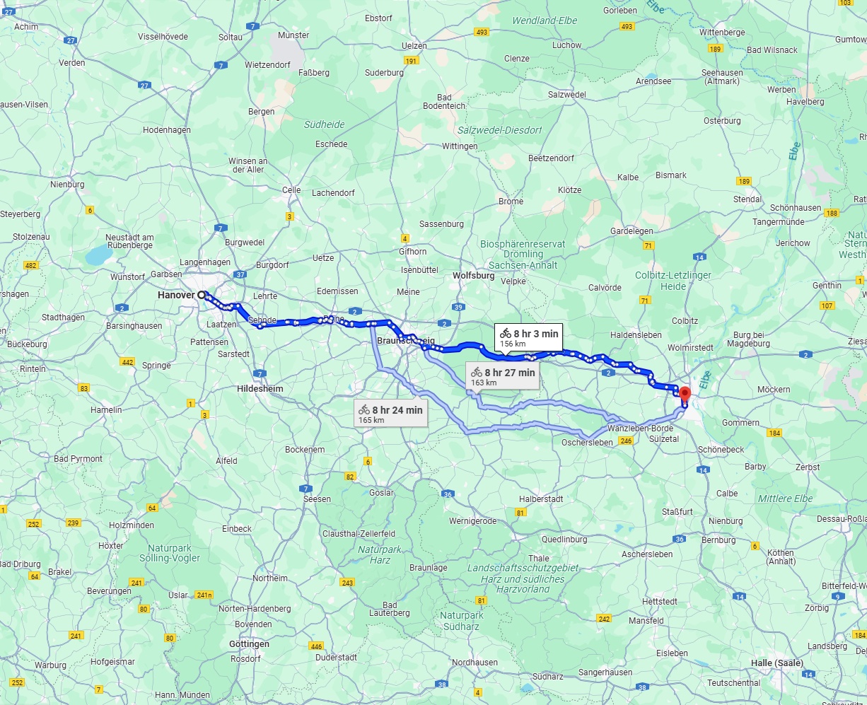 Anreise von Hannover Zu Magdeburg Über 