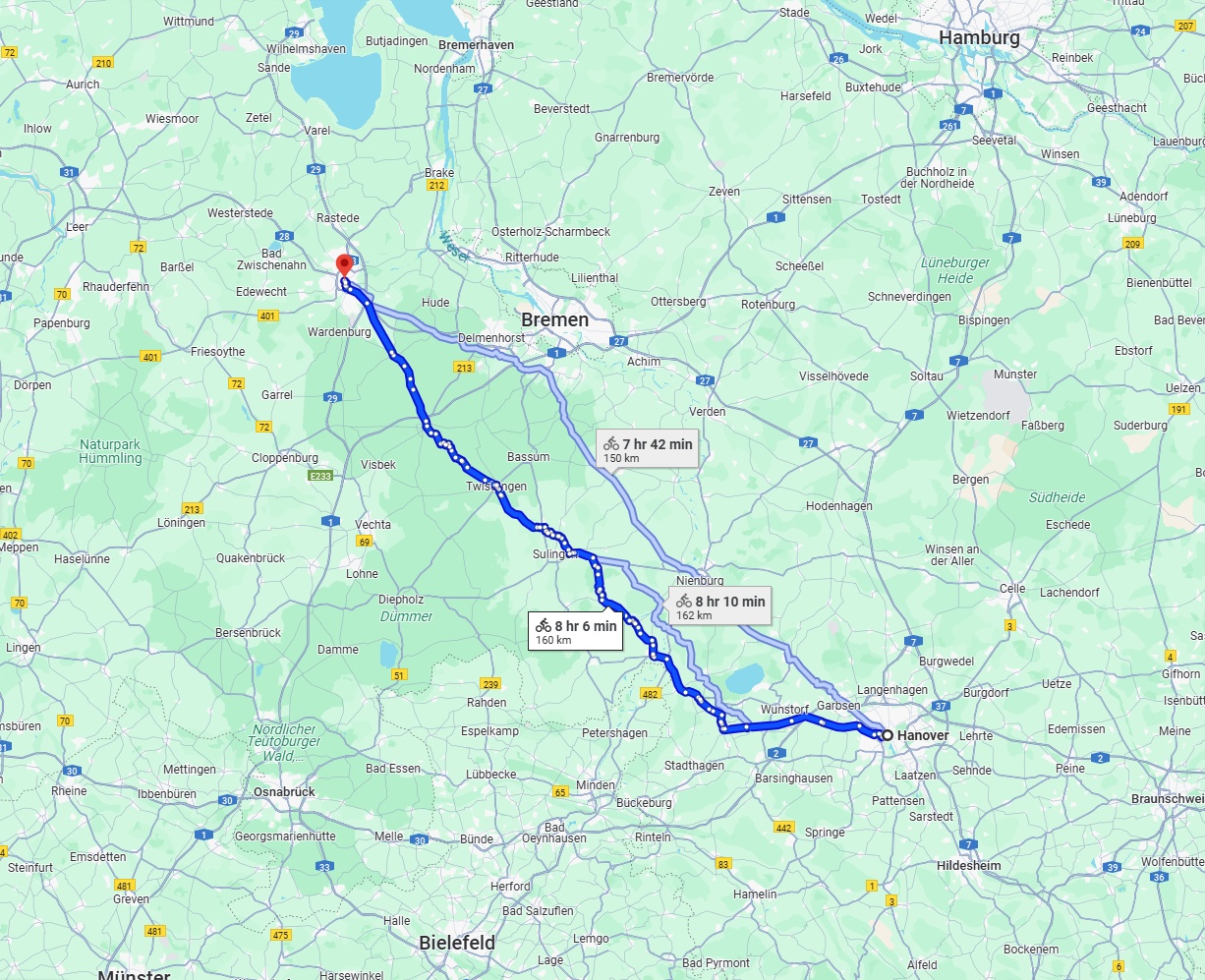 Anreise von Hannover Zu Oldenburg Über 