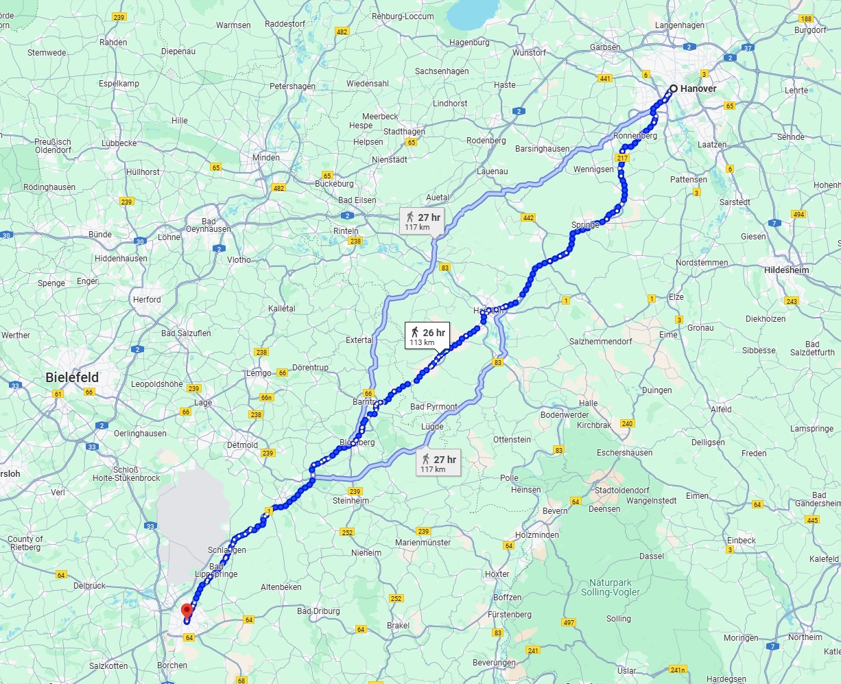 Anreise von Hannover Zu Paderborn Über 