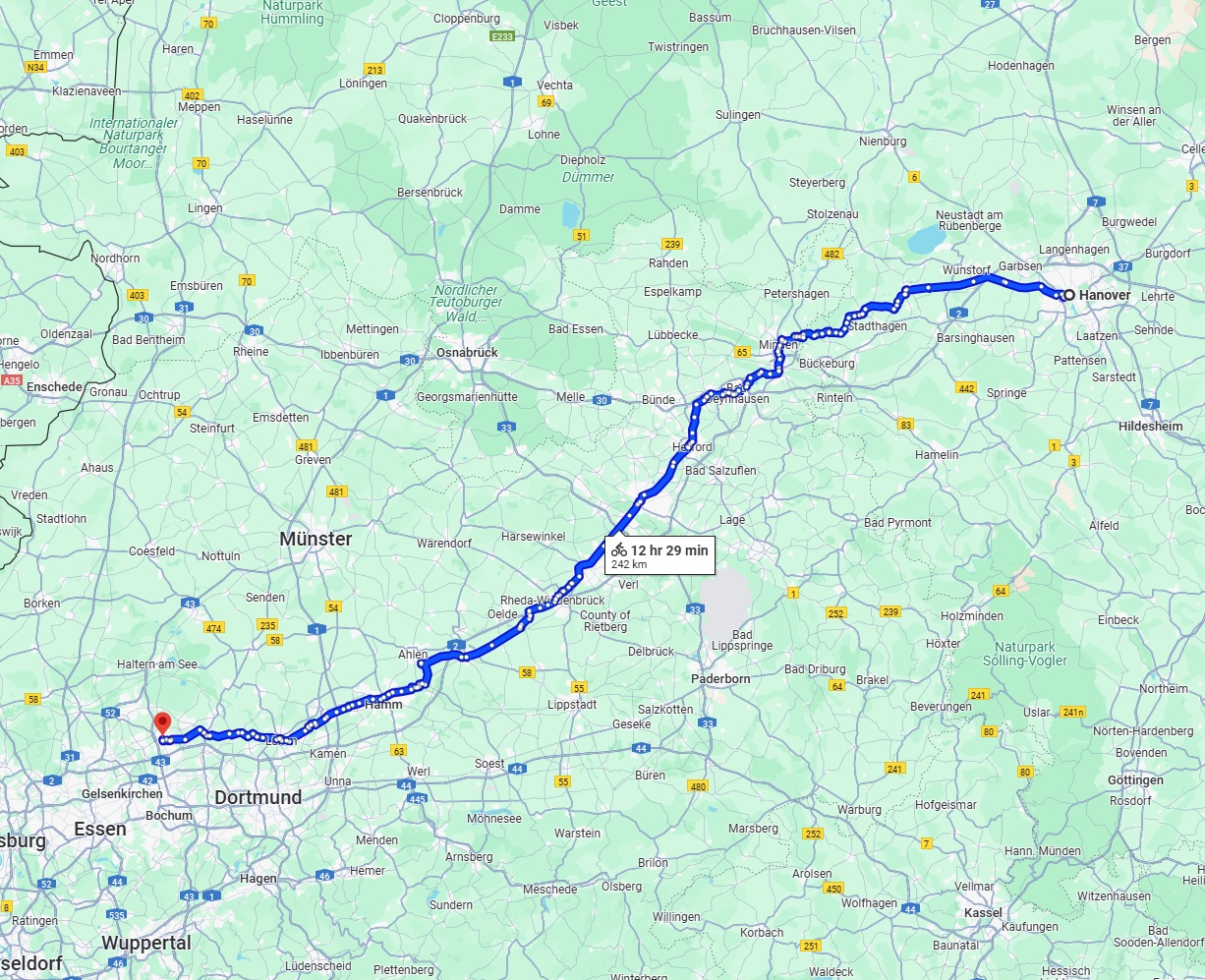 Anreise von Hannover Zu Recklinghausen Über 