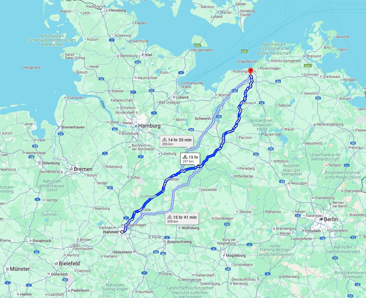 Anreise von Hannover Zu Rostock Über 