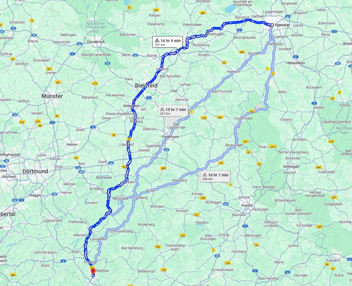 Anreise von Hannover Zu Siegen Über 