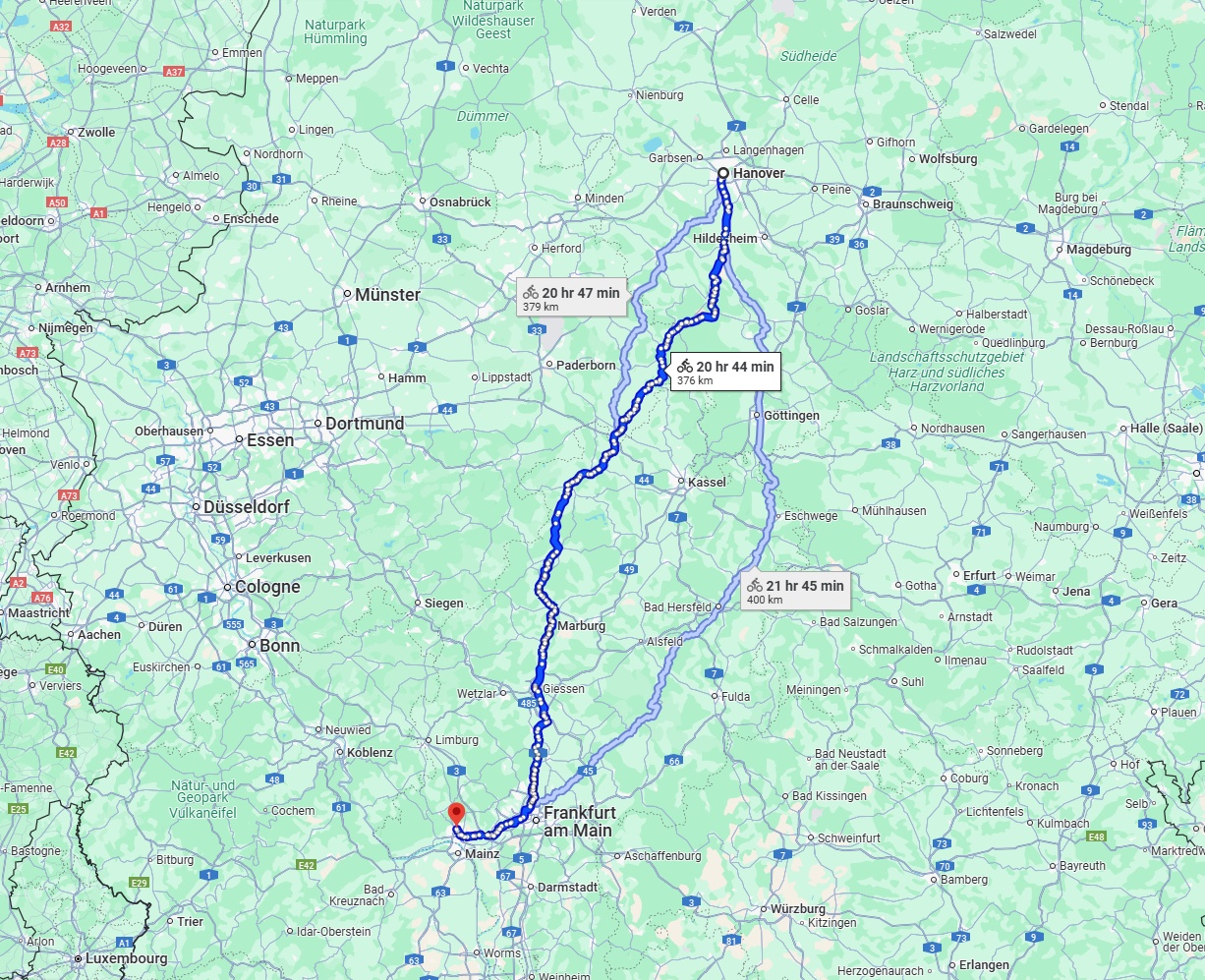 Anreise von Hannover Zu Wiesbaden Über 