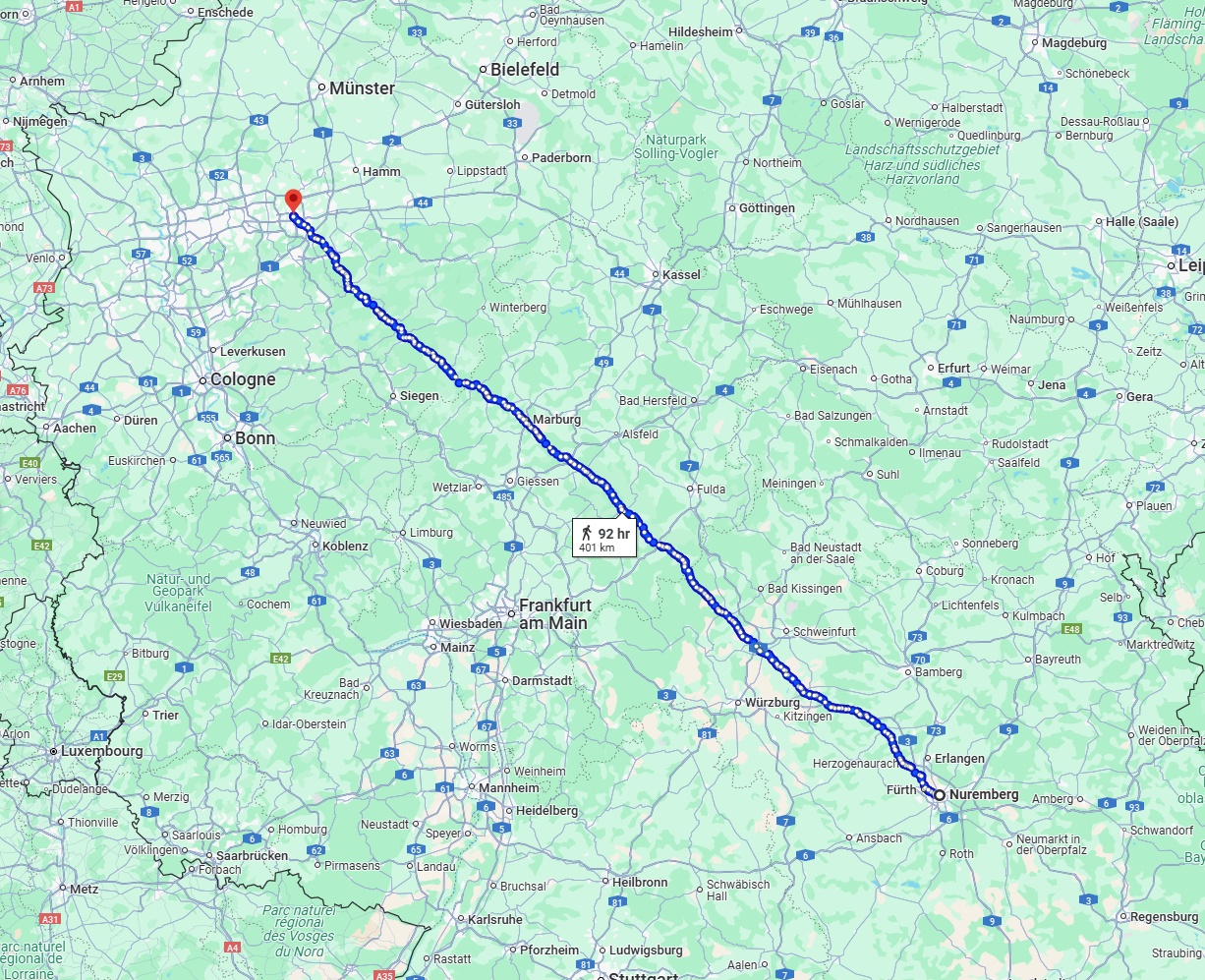Anreise von Nürnberg Zu Dortmund Über 