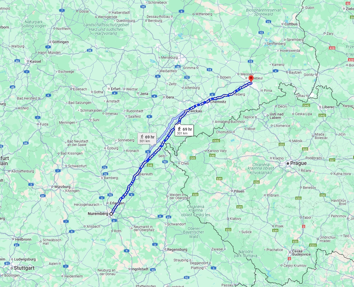 Anreise von Nürnberg Zu Dresden Über 