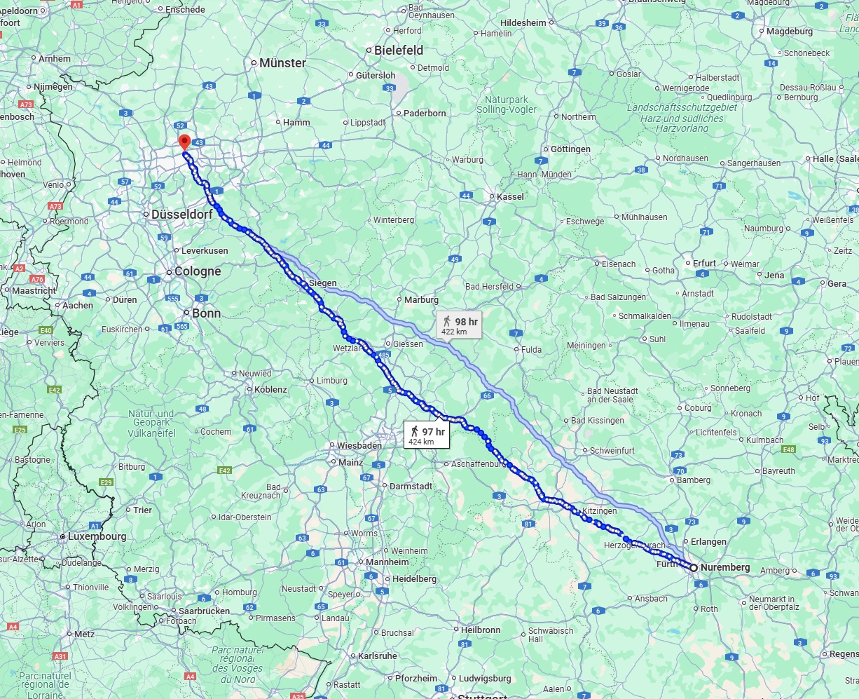 Anreise von Nürnberg Zu Gelsenkirchen Über 