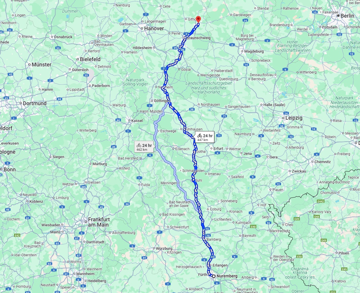 Anreise von Nürnberg Zu Wolfsburg Über 