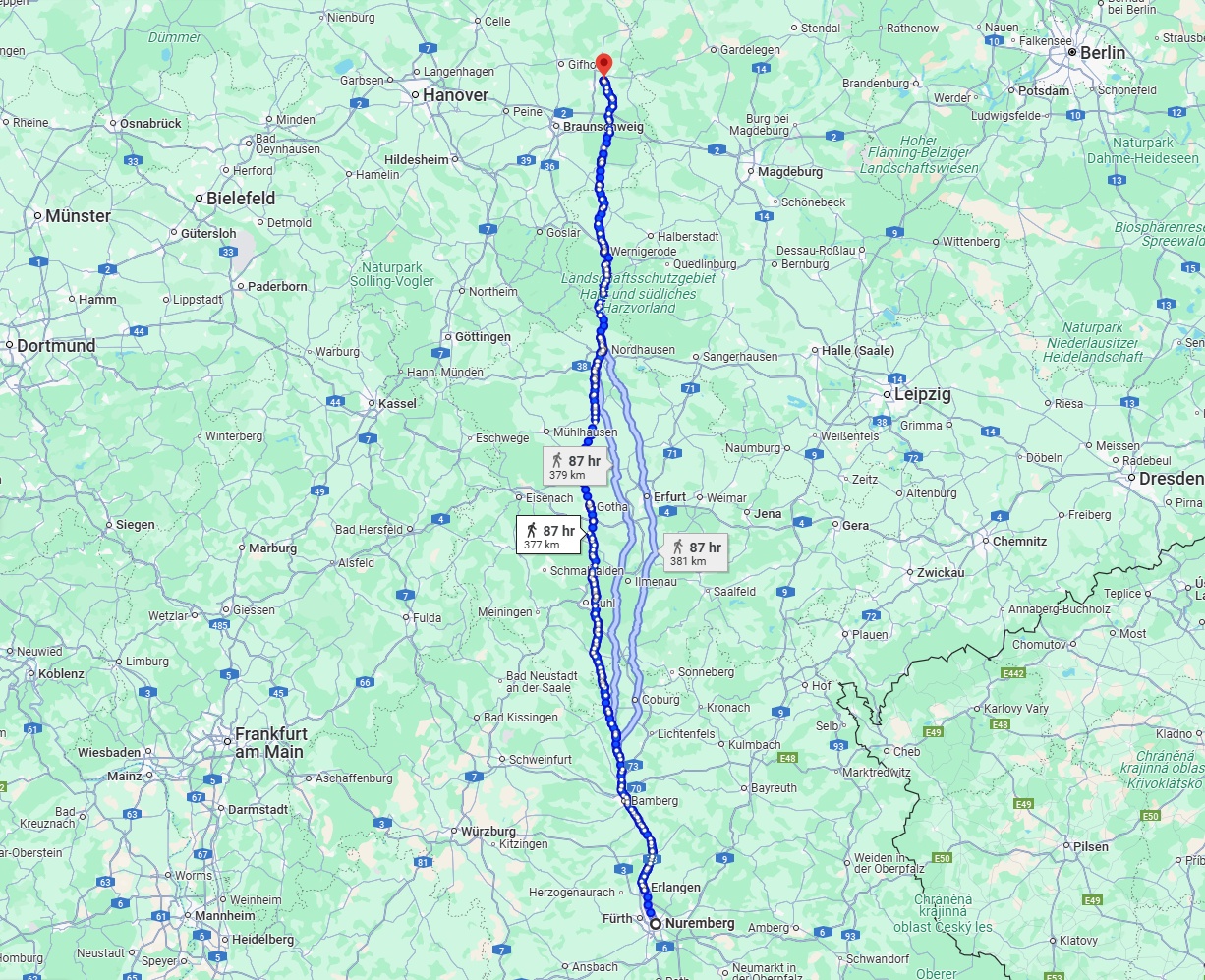 Anreise von Nürnberg Zu Wolfsburg Über 