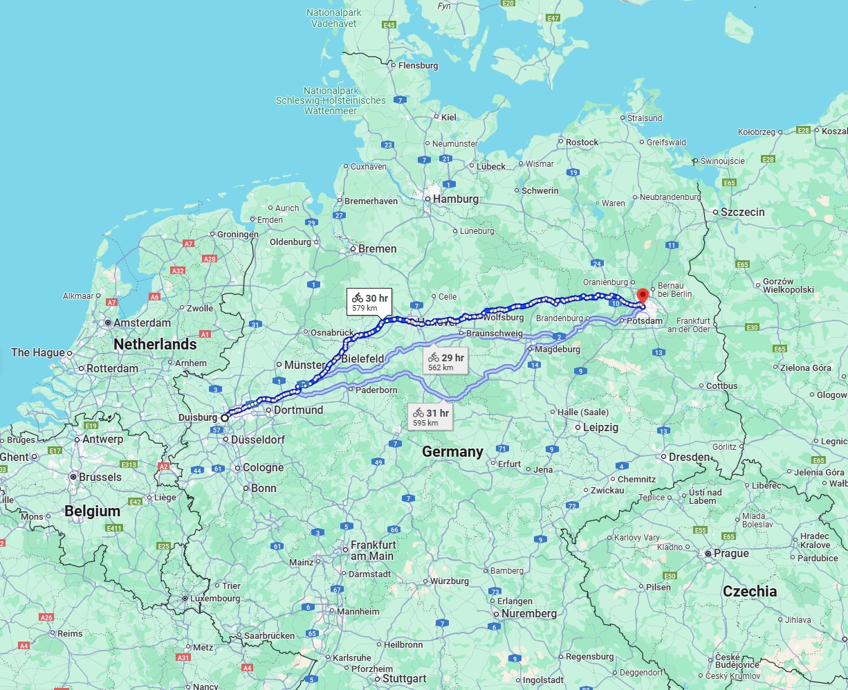 Anreise von Duisburg Zu Berlin Über 