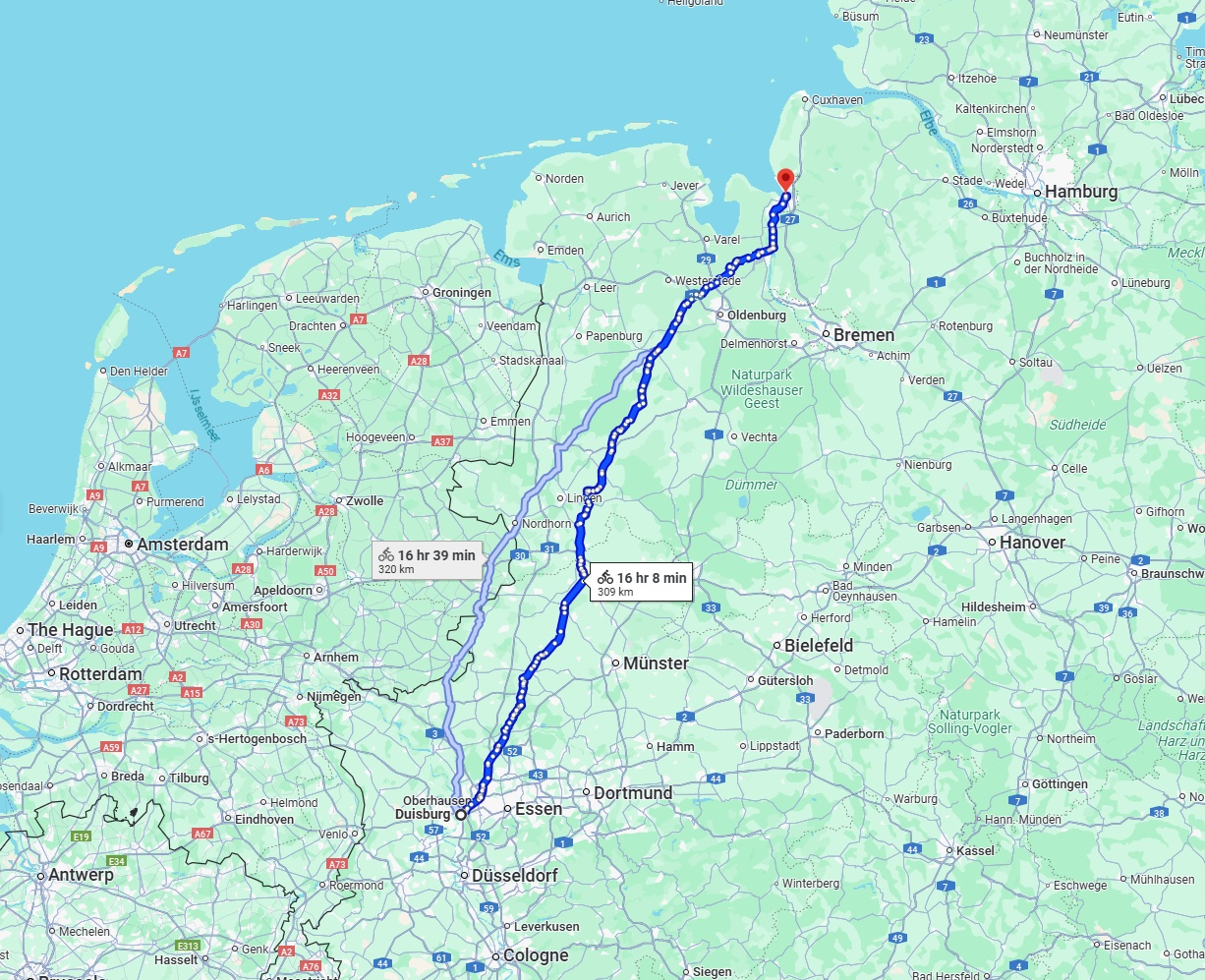 Anreise von Duisburg Zu Bremerhaven Über 