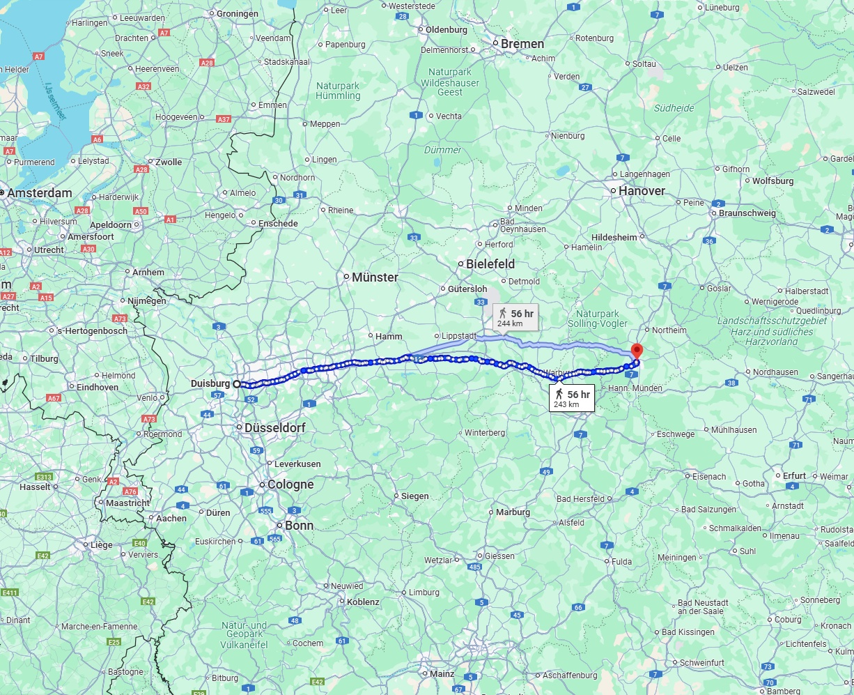 Anreise von Duisburg Zu Göttingen Über 
