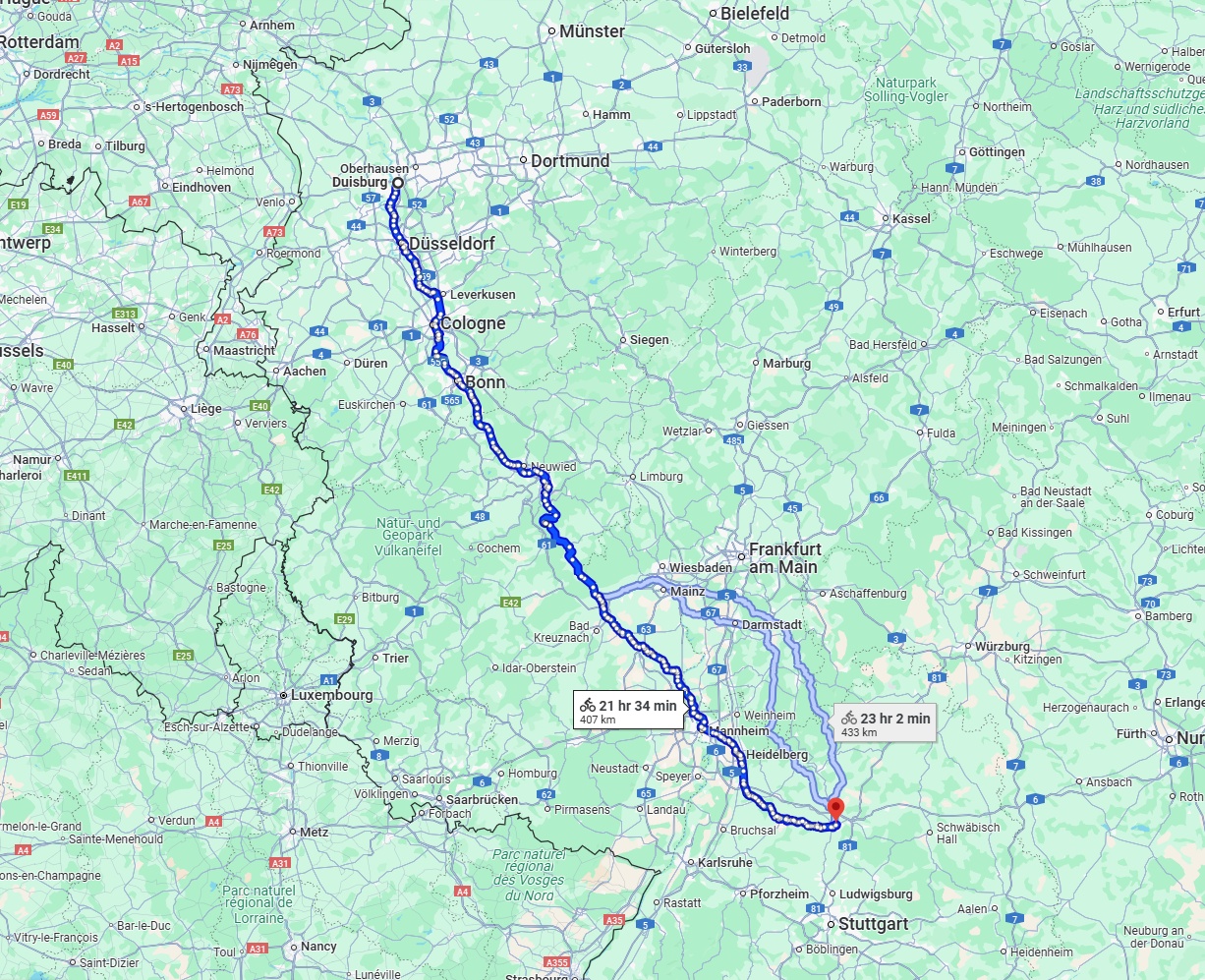 Anreise von Duisburg Zu Heilbronn Über 