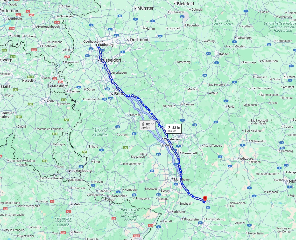 Anreise von Duisburg Zu Heilbronn Über 