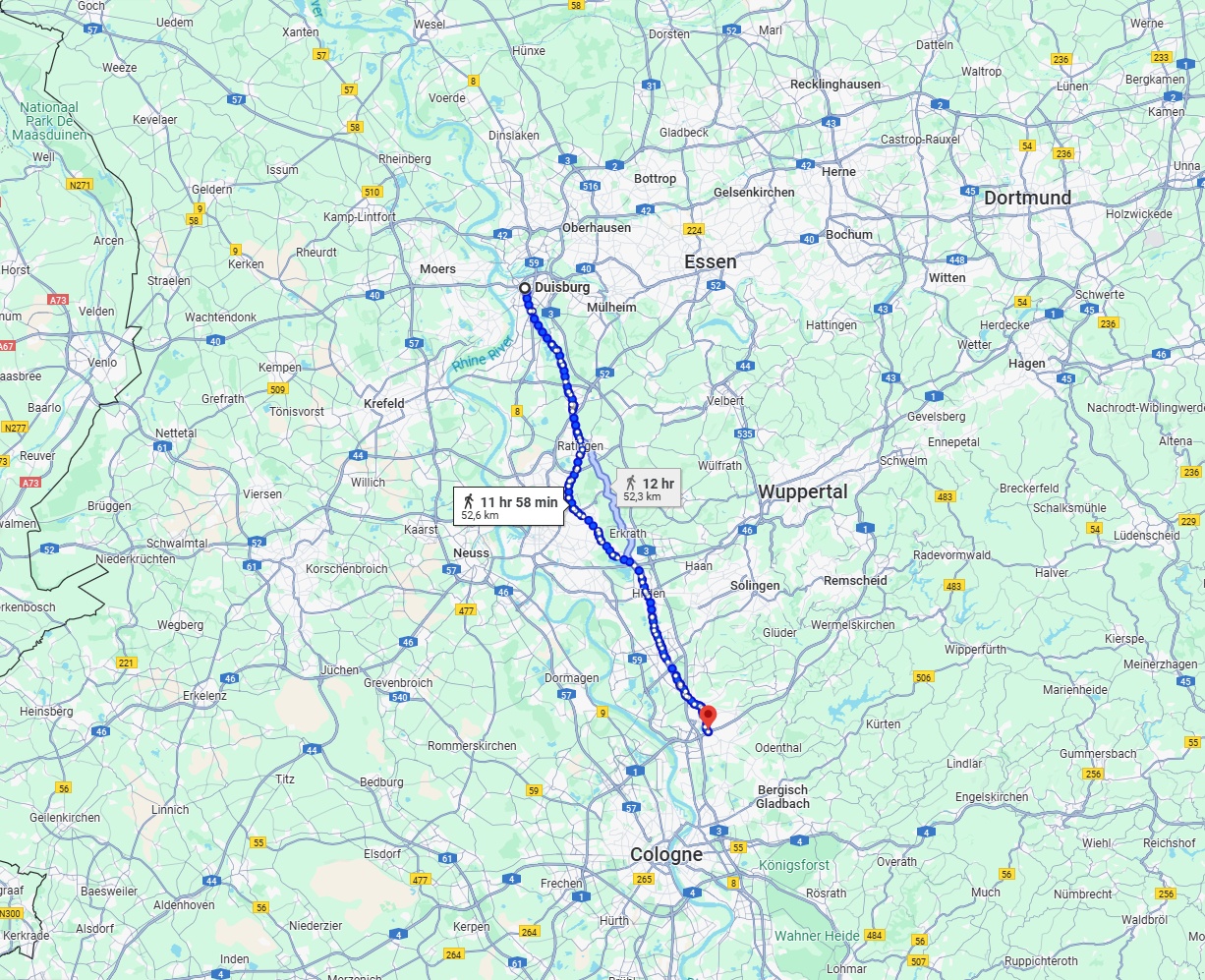 Anreise von Duisburg Zu Leverkusen Über 