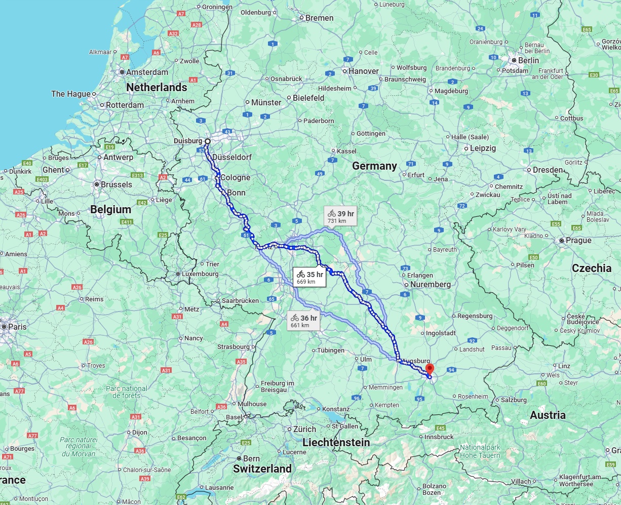 Anreise von Duisburg Zu München Über 