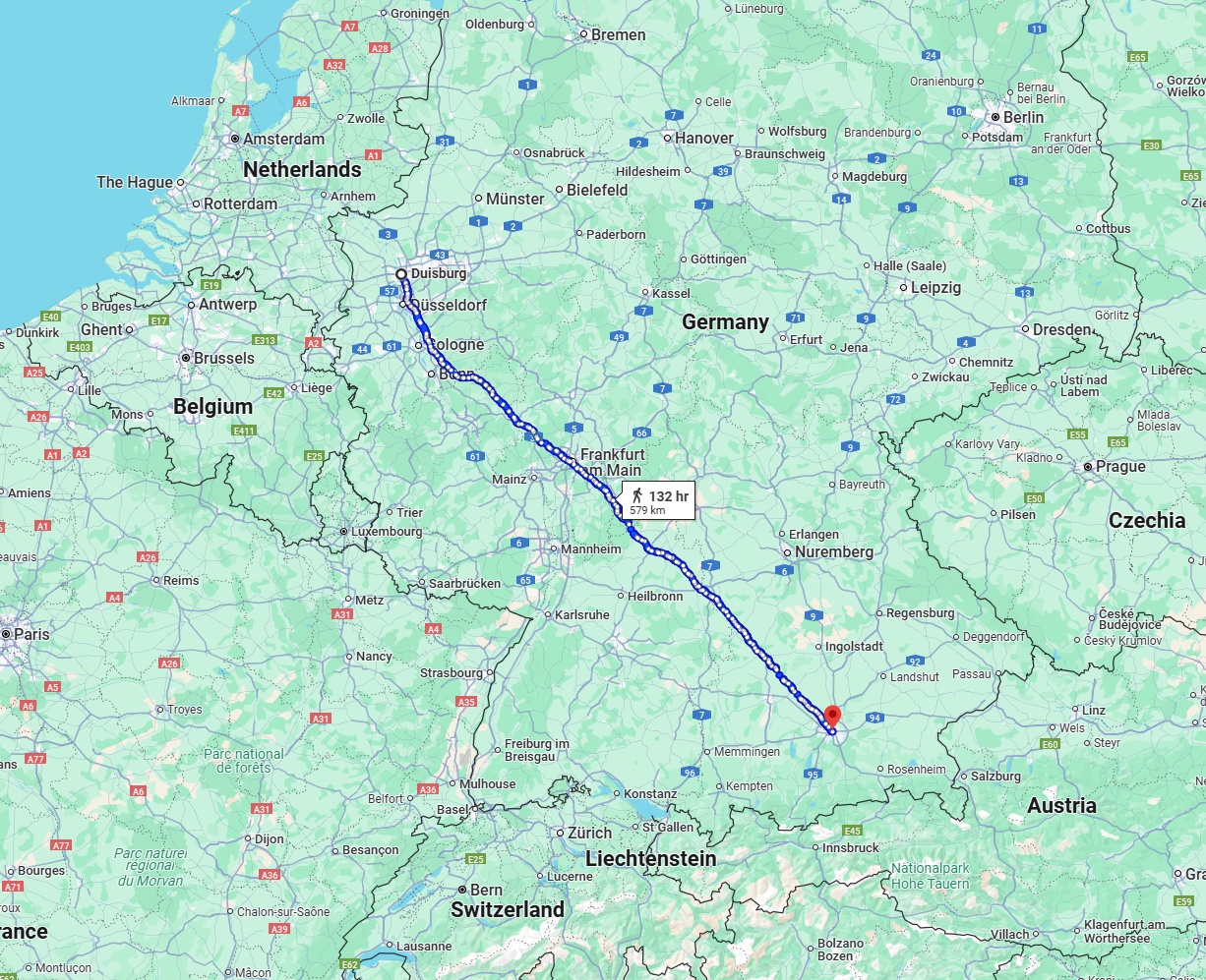 Anreise von Duisburg Zu München Über 