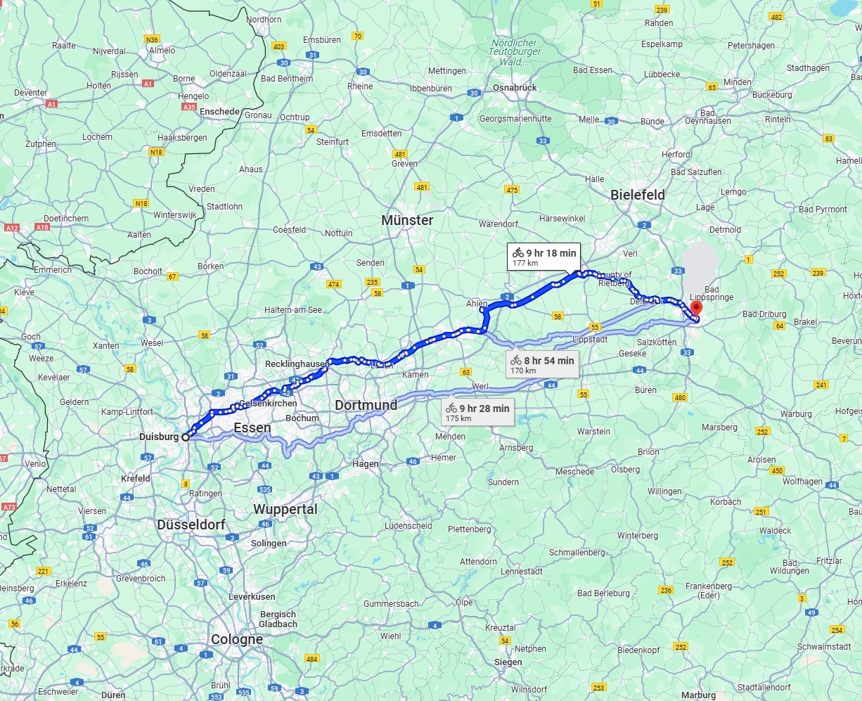Anreise von Duisburg Zu Paderborn Über 