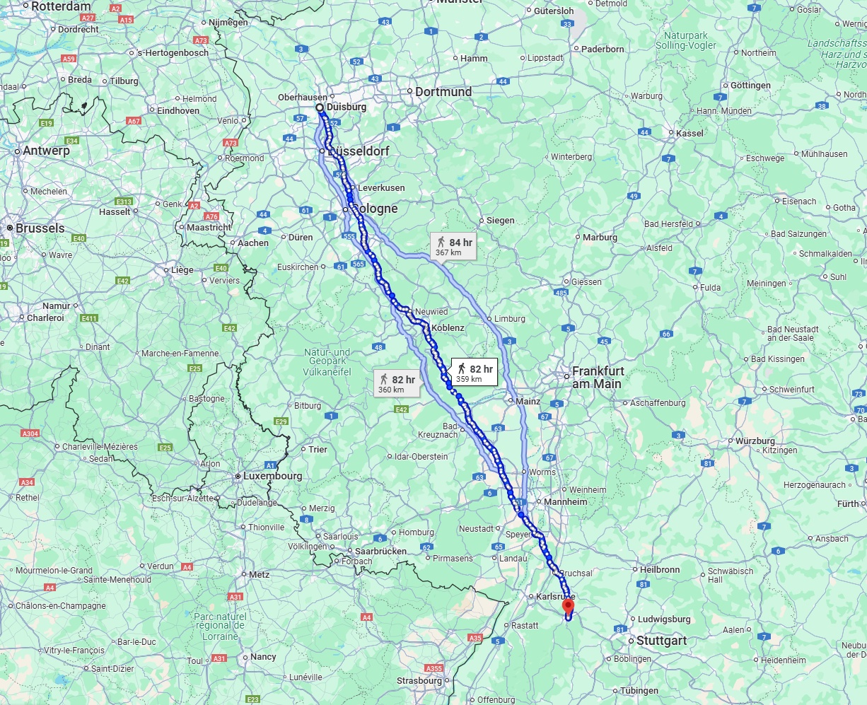 Anreise von Duisburg Zu Pforzheim Über 