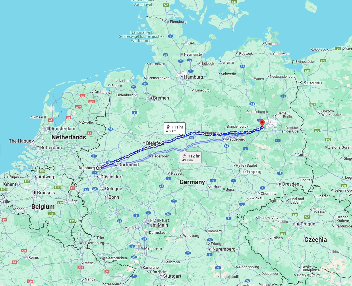 Anreise von Duisburg Zu Potsdam Über 