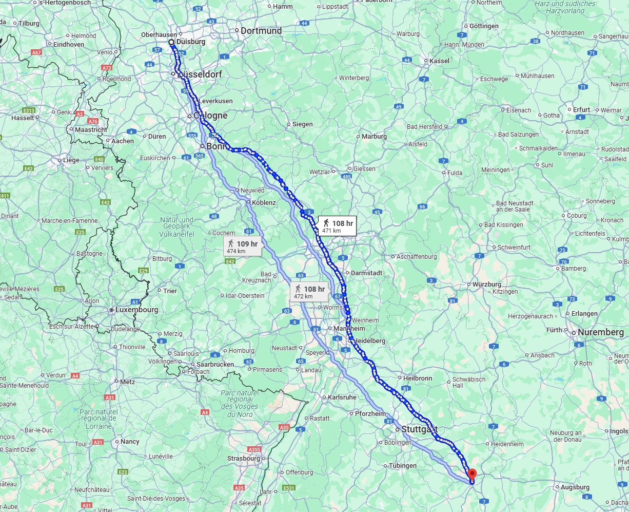 Anreise von Duisburg Zu Ulm Über 